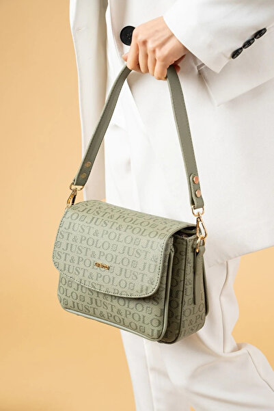Just Polo Women's Medium Size 3 Compartments Two Straps Hand and Shoulder Bag...
