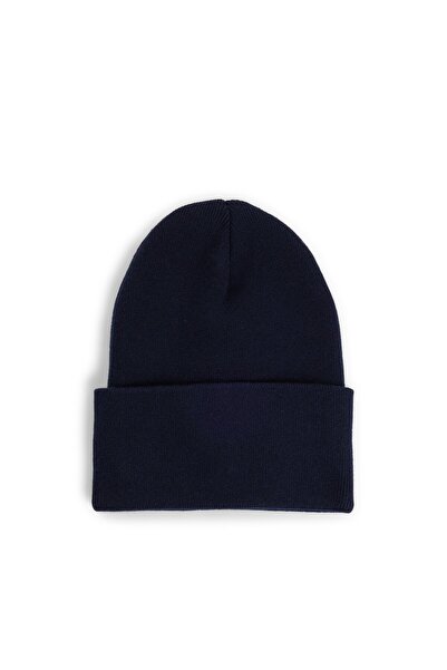 BOSS Logo etiketli, örme pamuk bere