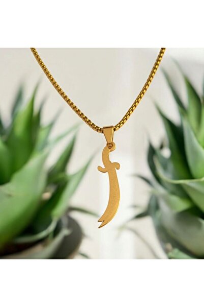 AKSESUARIM Unisex Zülfikar Kılıcı Çelik Kolye Ucu