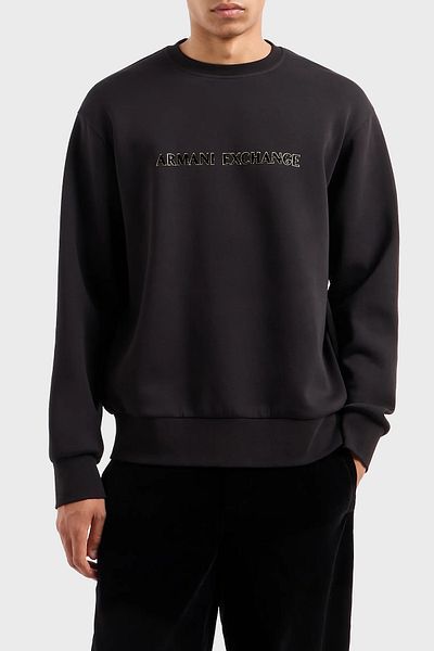 Armani Exchange Cotton Logo Regular Fit Sweat Men's Sweat