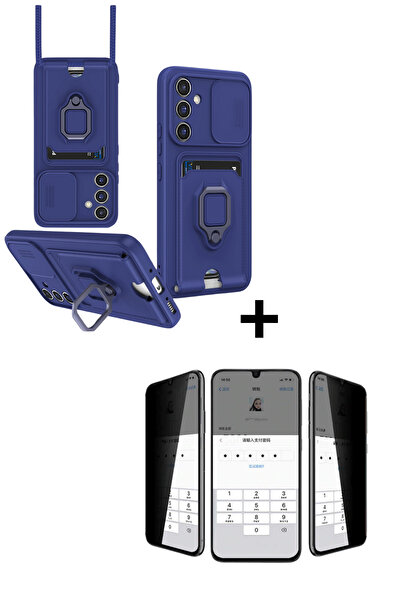 Hatreds Samsung Galaxy S21 FE Kılıf Askılı Lens Korumalı İpli Çok Fonksiyonlu...