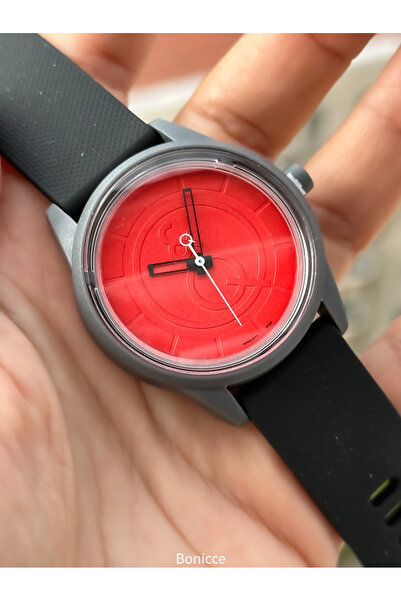 Q&Q Black Solar Battery-Free Sports Wristwatch - Pool and Sea Use