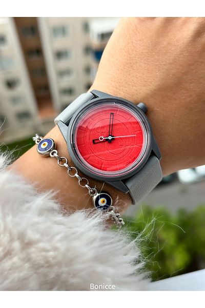 Q&Q Gray Color Brand Sports Wristwatch - Solar Powered, Suitable for Pool and Sea Use