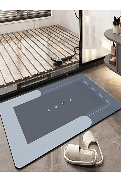 Birdoludukkan Şık Tasarım Sihirli Su Emici Banyo Lavabo Tuvalet Paspası Kayma...