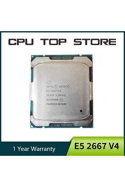 Choice Intel Xeon E5 2667 V4 2667V4 3.2GHz 8-Core 16-Thread Processor L3=25M 135W LGA 2011-3 CPU
