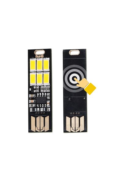 Choice Warm White Portable Mini Usb Led Night Light 5v Touch Dimmable For Reading Power Bank Table Use