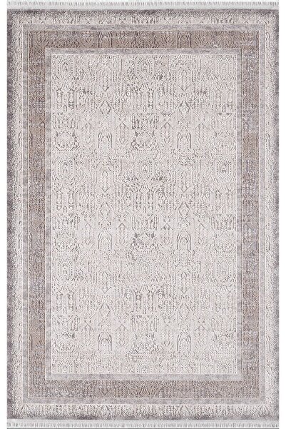 Artemis Halı Barok Bej Antrasit Krem Halı 02247d
