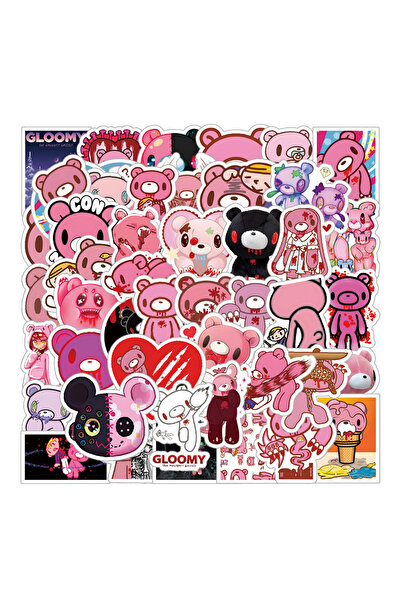 Choice ملصقات دببة غاضبة لطيفة متعددة الألوان، 60 قطعة، ملصقات كئيبة يمكنك صن...