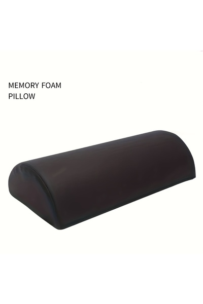 Choice black 1pc Ergonomic Office Desk Foot Rest - Under Desk Footrest With Washable Cover- Foam Foot Stool