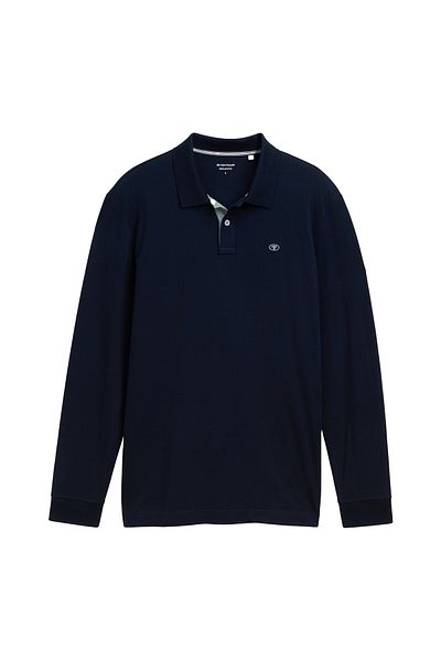 Tom Tailor Poloshirt Langarmshirt und Polokragen