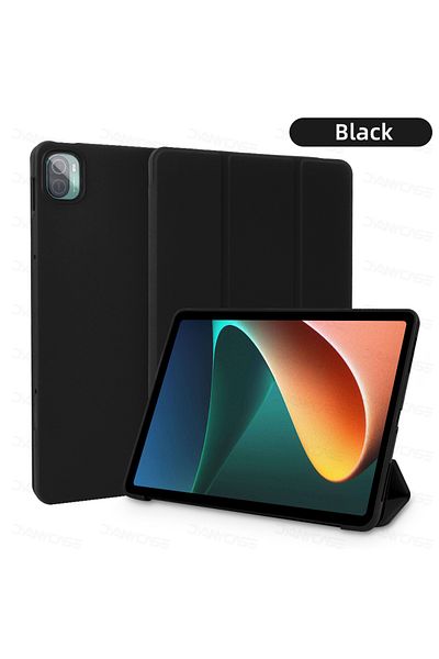 DANYCASE حافظة تابلت Mipad 6-6pro 11in باللون الأسود لجهاز Mipad 6s Pro مقاس 12.4in تدعم الشحن المغناطيسي والاستيقاظ التلقائي