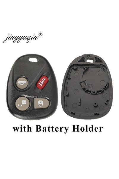 Choice غطاء مفتاح سيارة جينغيوكين مع حامل بطارية لسيارات بويك 2003-2007 وشيفروليه تريل بليزر وجي إم سي ريموت ...