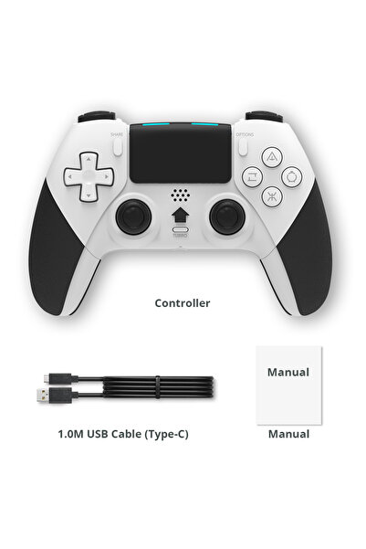 Choice وحدة تحكم لاسلكية DATA FROG لأجهزة PS4 وPS4 Pro وPS4 Slim وأجهزة الكمب...