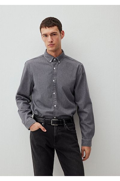 Mavi Μπλουζάκι Brad Grey Slim Fit Jean - Μπλε Έκδοση 0210921 -89406