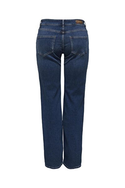 ONLY Straight-Fit-Jeans ONLBLUSH Mittlere Taille Gerade geschnittene Jeans
