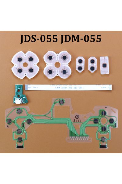 JCD Jds 055 Jdm-001/011 Jds-030 Jds-040 Jds-055 لوحة منفذ شحن USB غشاء موصل مطاط السيليكون