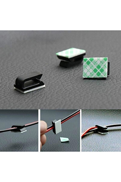 Choice 20 قطعة من مشبك تثبيت ذاتي اللصق للسيارة، كابل بيانات GPS للسيارة، سلك...