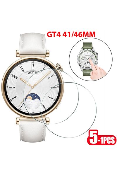 Choice For Huawei Gt4 41mm 2 Pcs Tempered Glass For Huawei Watch Gt 4 46mm 41mm Films Anti-scratch Screen P