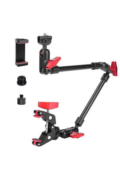 Choice CXCK002 ذراع سحري قابل للتعديل مقاس 22 بوصة و57 سم مع حامل كاميرا بمشب...