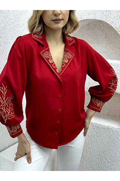 TRENDBUTİKOFFİCİAL Яка Яка Риза