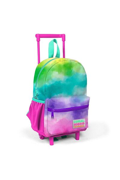 Coral High Little Nest Squeegee Backpack Colorful Batik Patterned Two Compartments 24039