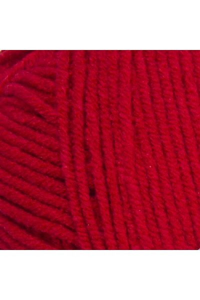 Yarnart Yarn Art Jeans Bamboo Πλεχτό Νήμα, κόκκινο-144