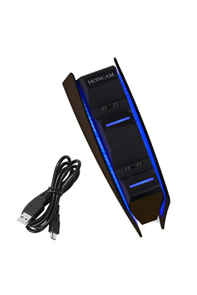 Choice شاحن بطارية أسود لجهاز سوني بلاي ستيشن بلاي ستيشن 5 PS5 Dualsense Dual Sense Controller Con