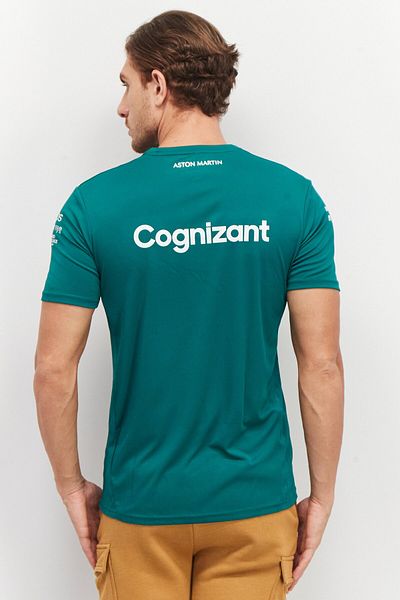 Aston Martin Men Sportswear Fit Short Sleeve Training T-shirt, Green