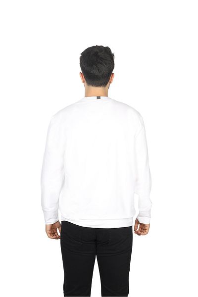 PAUL&SHARK Men's Cotton Long Sleeve Woven Daily Use White Sweatshirt 14311897 -46A