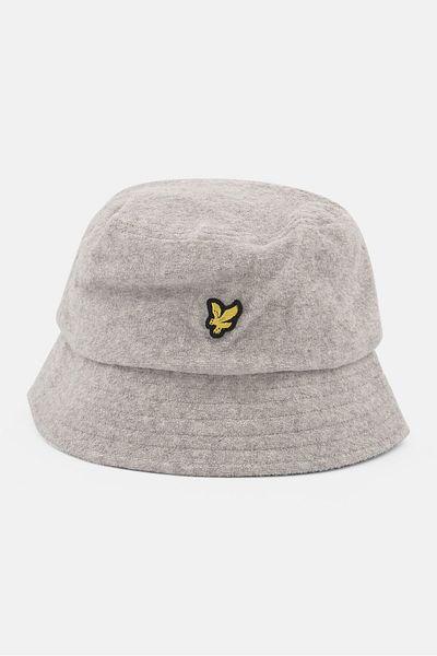 Lyle & Scott Men Bucket Hat, Light Grey