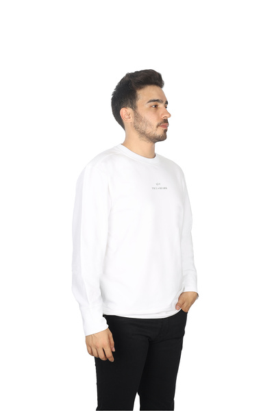PAUL&SHARK Men's Cotton Long Sleeve Woven Daily Use White Sweatshirt 14311897 -46A