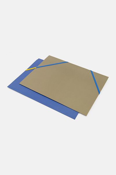 Muy Mucho 2 Pack Plain File Folder 32 H x 24 L cm, Olive,Blue