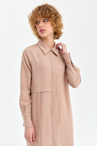 Esswaap Camel Long Savior Tunic - Άνετο ύφασμα Eco