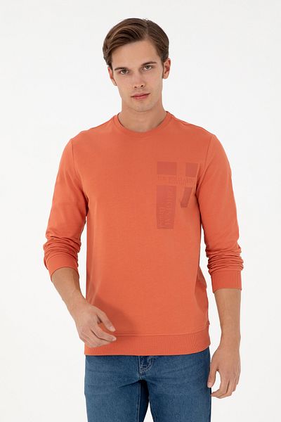 U.S. Polo Assn. سترة القرفة للرجال 50293448 -VR191