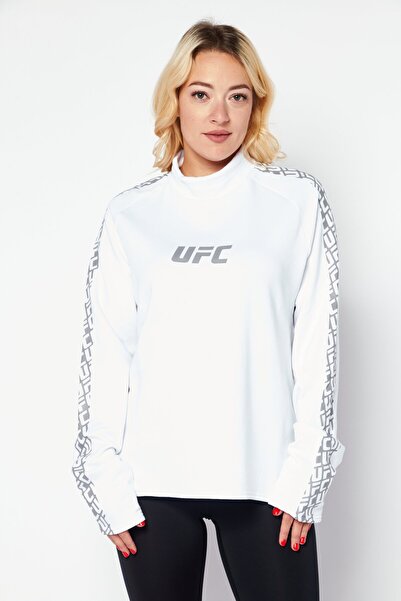 UFC Women Sportswear Fit Long Sleeves Running Sweatshirt, White