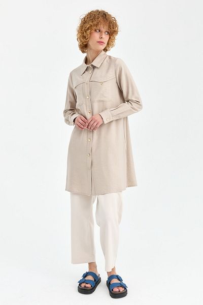 Esswaap Stone Tunic - Pocket and Accessory Detailed
