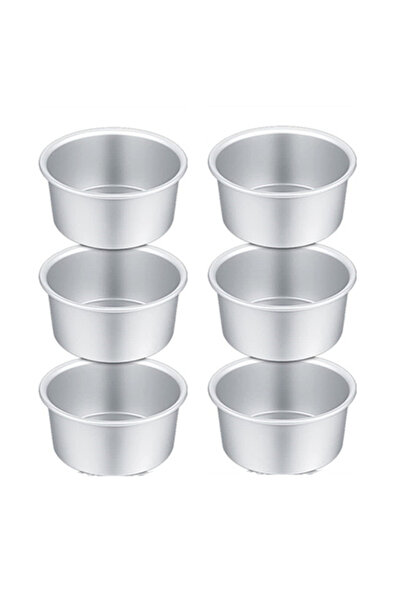 Choice 6 قطع 1/2/4/6 قطع قالب كعك ثابت مقاس 4 بوصات بقاعدة صلبة من الألومنيوم...