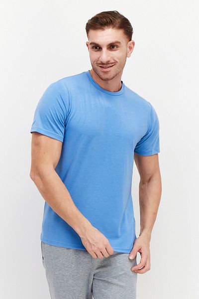 New Balance Men Sportswear Fit Short Sleeves Running T-shirt, Blue