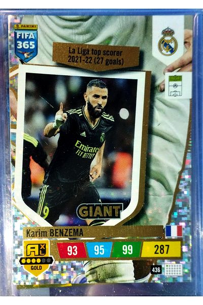 Panini Karim Benzama Giant Card