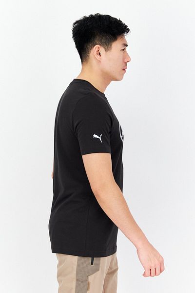 Puma Men Sportwear Fit Short Sleeves Graphic Printed T-Shirt, Black