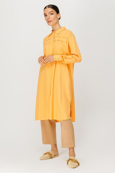 Esswaap Φυσικό ύφασμα Cool Holding Tunic Orange