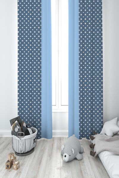 MEKTA HOME CAMERA BEBEȘILOR ȘI COPIILOR Perdele de fundal cu 2 aripi cu model...