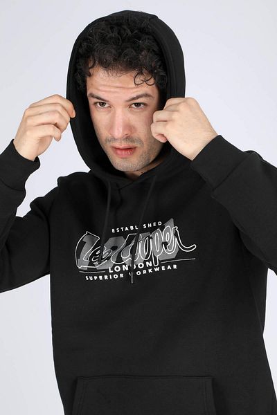 Lee Cooper Ανδρικό καπέλο ελαιόλαδου Washington μαύρο