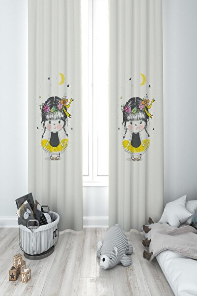 MEKTA HOME Camera Bebelușii și Copiilor Cute Girl Two Wings Background Cortin...