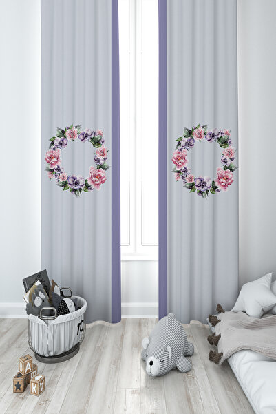 MEKTA HOME CAMERA BEBELILOR ȘI A COPIILOR Perdele de fundal cu 2 aripi cu mod...