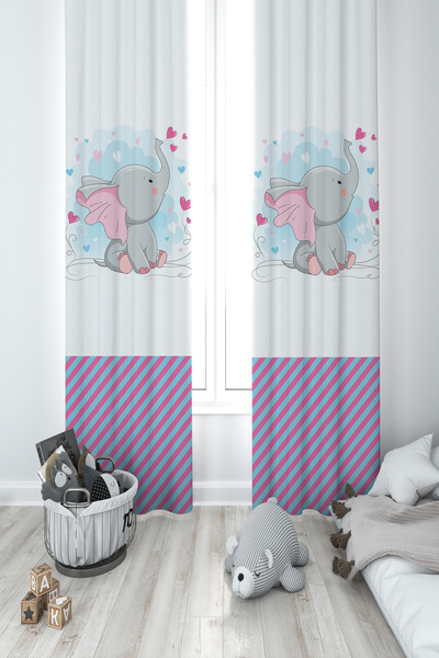 MEKTA HOME CAMERA PENTRU BEBEȘI ȘI COPII Cortina de fundal cu 2 aripi cu mode...