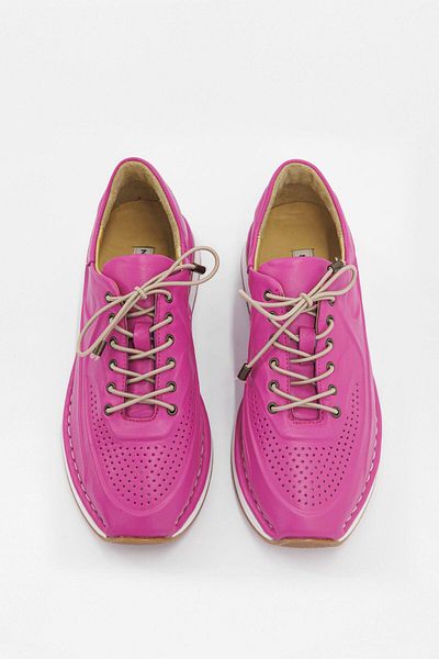 NILUFARR Patrice Pink Genuine Leather Women's Sneakers - Comfortable and Stylish
