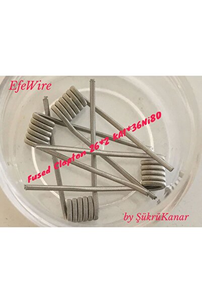 Efe Handmade Efe Coils EFE COİLS 2 CORE FUSED CLAPTON ALL Nİ80