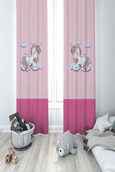 MEKTA HOME Fundal roz pentru camera copiilor cu 2 aripi