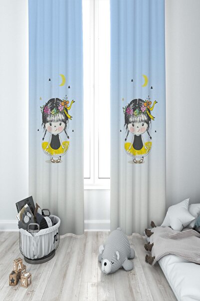 MEKTA HOME Camera Bebelușii și Copiilor Cute Girl Two Wings Background Cortin...